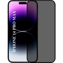 Elixem İphone 14 Pro Max Uyumlu Tam Kaplayan Hayalet Ekran Koruyucu Temperli Cam