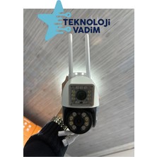 O-Kam Pro 3mp Akıllı Wifi Ptz Kamera – Renkli Gece Görüş, Hareket Algılama, 2 Yönlü Ses, IP66 Teknolojivadim