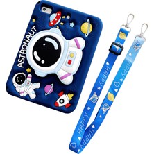 BuLand Store Apple iPad 10. Nesil (2022) 10.9 Kalem Bölmeli Standlı ve Boyun Askılı Astronomik Çocuk Tablet Kılıf A2696 A2757 A2777 A3162