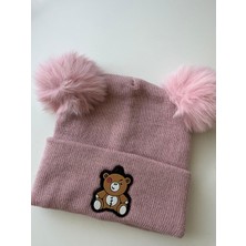 Bumelo Ponponlu Ayıcıklı Çocuk Bere