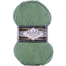 Alize Süperlanaklasik (5 Adet) 852 Çağla Yeşili El Örgü Ipliği