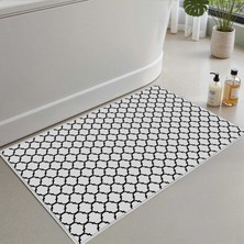 Monnhein Banyo Paspası, Yumuşak Banyo Halısı, Kaymaz Dot Tabanlı, Yıkanabilir - 60X100