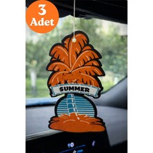Promosyonik Summer Dream Kokulu Dekoratif Araba Oto Asma Kokusu ve Aksesuarı (3 Adet)