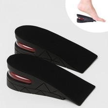 MiraLive 5 cm Boy Uzatıcı Silikon Ortopedik Topuk Tabanlık – Yüksek Konforlu Gizli Yükseltici Ped (Unisex) (4887)