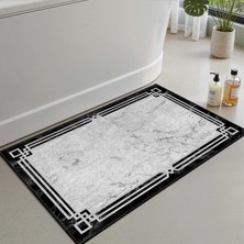 Monnhein Banyo Paspası, Yumuşak Banyo Halısı, Kaymaz Dot Tabanlı, Yıkanabilir - 60X100