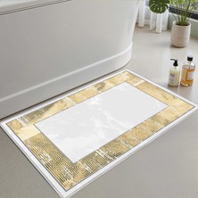 Monnhein Banyo Paspası, Yumuşak Banyo Halısı, Kaymaz Dot Tabanlı, Yıkanabilir - 60X100