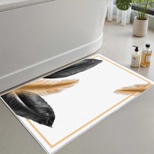 Monnhein Banyo Paspası, Yumuşak Banyo Halısı, Kaymaz Dot Tabanlı, Yıkanabilir - 60X100