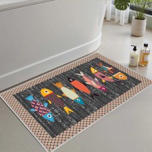 Monnhein Banyo Paspası, Yumuşak Banyo Halısı, Kaymaz Dot Tabanlı, Yıkanabilir - 60X100