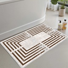 Monnhein Banyo Paspası, Yumuşak Banyo Halısı, Kaymaz Dot Tabanlı, Yıkanabilir - 60X100