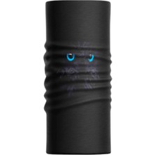 Motobir Baf-Bandana Mavi Gözlü Siyah Baykuş