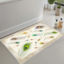 Monnhein Banyo Paspası, Yumuşak Banyo Halısı, Kaymaz Dot Tabanlı, Yıkanabilir - 60X100