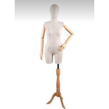 Md Vitrin Dekorasyon Pinokyo Kollu Kadın Terzi Mankeni