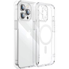 Karokstore JR-14D6 Manyetik Koruyucu Kılıf, Ip 14 Pro 6,1 Inç (15,5 Cm), Şeffaf