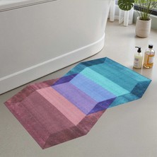 Monnhein Banyo Paspası, Yumuşak Banyo Halısı, Kaymaz Dot Tabanlı, Yıkanabilir - 60X100