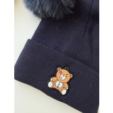 Bumelo Ponponlu Ayıcıklı Çocuk Bere