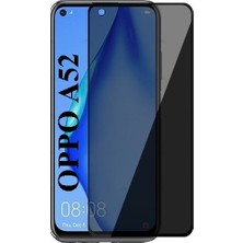 Elixem Oppo A52 Uyumlu Tam Kaplayan Hayalet Ekran Koruyucu Temperli Cam