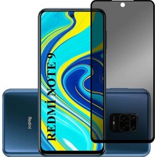 Elixem Xiaomi Note 9 Uyumlu Tam Kaplayan Hayalet Ekran Koruyucu Temperli Cam