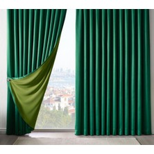 Mebelport Curtain Karartma Fon Perde 100% Lüks Dauble Blackout (Tek Kanat)