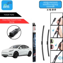 Tesla Model Y Uyumlu 2021-2024 Bosch Aerotwin Araca Özel Ön Silecek Takımı 650-500MM