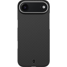 iPhone 17 Air Uyumlu Kılıf M-Safe Şarj Özellikli Wiwu DCC-208 Aramid Armor Kapak Siyah