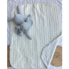 bebexy Kalp Desenli Bej Çocuk Battaniyesi