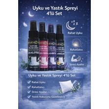 Harmoni Uyku ve Yastık Spreyi , Rahatlatıcı Uyku ve Dinlenme Spreyi 4x50ML