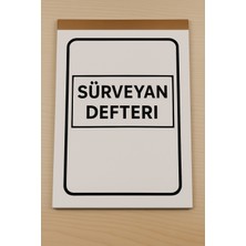 Gülşen Kırtasiye Sürveyan Defteri 01 - 50 Numaralı Otokopili