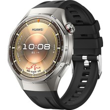 bbtech Huawei Watch Gt 6 Pro 46MM A+ Premium Silikon Kordon Official Metal Tokalı Kayış