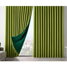 Mebelport Curtain Karartma Fon Perde 100% Lüks Dauble Blackout (Tek Kanat)