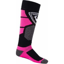 Rossignol L3 Premium Wool Kadın Pembe Kayak Çorabı