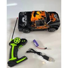 Mavi Su Dünyası Uzaktan Kumandalı Şarjlı Orman Kamyonu Turuncu Renk 26X12 cm