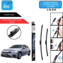 Honda Civic Fe Uyumlu 2022-2025 Bosch Aerotwin Araca Özel Ön Silecek Takımı 600-475MM