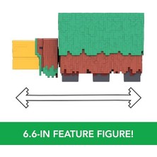 Storemax Mattel Minecraft Sniffer Aksiyon Figürü, Oyuna Doğru Sesler ve Pikselli Tasarımlı 3,25 Inç Ölçekli