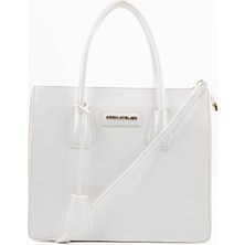 Aron Atelier Natalia Croko Detaylı Kadın Omuz Çantası ve Çapraz Çanta