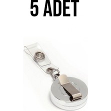Viva Inox Metal Kaplamalı Yoyo Isim Kartı Için 5 Adet