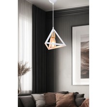 Duru Homelight Prizma Tekli Beyaz Avize