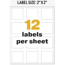 Storemax Için Ultra Zorunlu Ghs Kimyasal Etiketten Lazer/led Yazıcı, Su Geçirmez, Uv-Dayanıklı, 600 Paket 2 x 2" Beyaz