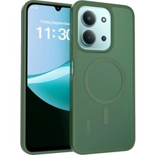 Evyora Joko Xiaomi Redmi 15C 4g Jota Magsafe Kapak - Koyu Yeşil