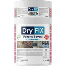 Seramik Fayans Boyası, Antrasit Gri, 1 kg (A:0.88+B:0.12)