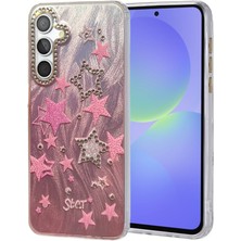 Evyora Newface Samsung Galaxy A36 Kılıf Blade Aynalı Desenli Kapak - Desen 7