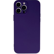 Newface Iphone 13 Pro Max Kılıf Nano Içi Kadife Silikon - Mor