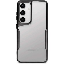 Newface Samsung Galaxy S25 Kılıf Boyi Silikon Kapak - Siyah