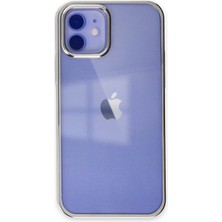 Newface Iphone 12 Kılıf Element Silikon - Gümüş