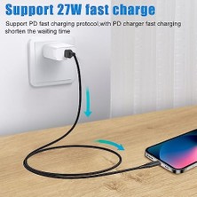 Storemax Space 27W Type C To Lightning 2 Metre Ipad Uyumlu Akıllı Hızlı Şarj ve Data Kablosu Spccc-01