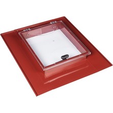 Çatı Çıkış Kapağı, Kiremit Uyumlu, Ral 3009, Bordo
