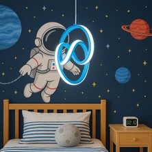 Duru Homelight Çocuk Odası Genç Odası Ledli Mavi Avize