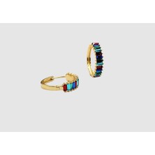 Kenneth Jay Lane Çok Renkli Baget Küpe ﻿5269EGMP