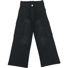 Başak Çocuk Giyim 432033 Kız Kot Pantolon 13/16 Yaş - Siyah - 13-14 Yaş