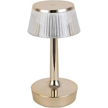 Storemax Şarjlı Masa Lambası Dimmerli Dekoratif Rio Dokunmatik Sunum Lambası 3 Renk Işık Modu