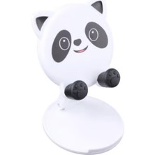 Privo Hayvan Figürlü Masaüstü Telefon Standı Sevimli Tasarım Sabit Tabanlı Telefon Tutucu (4 Model)